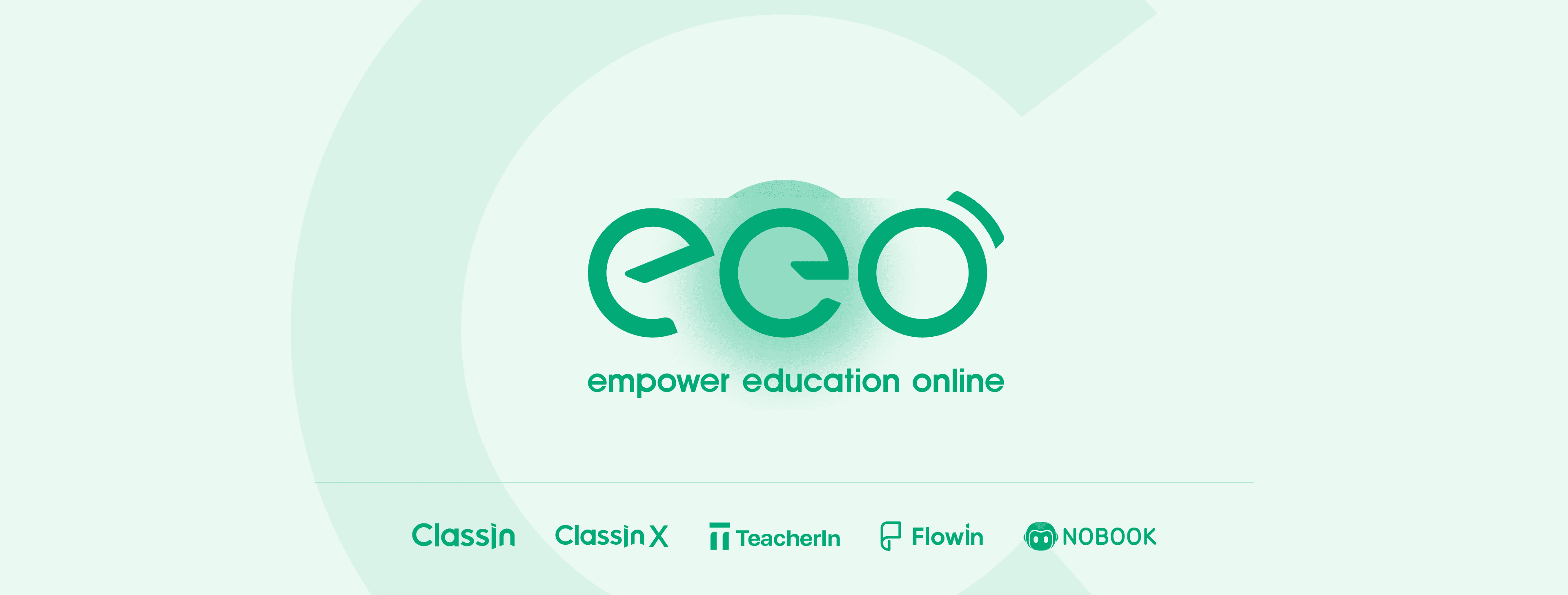 EEO 제품군 — Classin · Classin X · TeacherIn · Flowin · NOBOOK